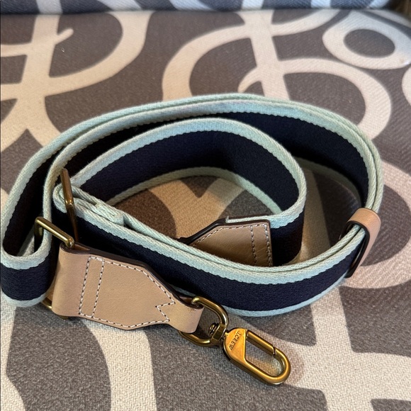 Jcrew Stylish Navy blue and Tan Bag Strap - Picture 5 of 5